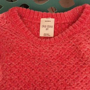 Fiesta Pink long sleeved sweater